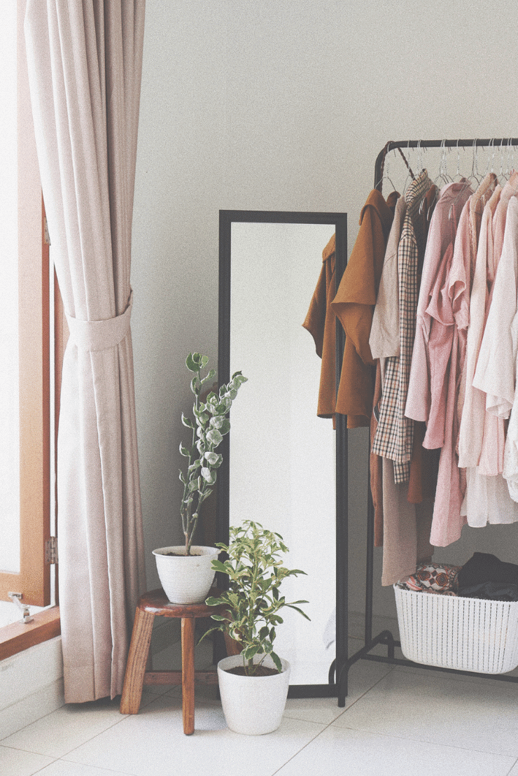 strukturierte Garderobe