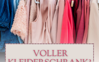 überfüllter Kleiderschrank
